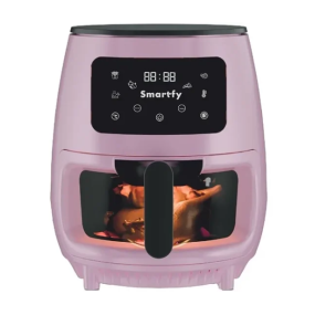Fritadeira Smartfy AF03RS 3.6L com Vidro Pink 220V