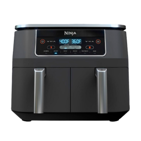 Freidora Eléctrica Ninja Air Fryer DZ201 1700W con 2 Ce...