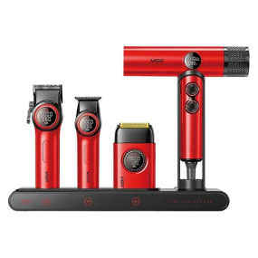 Kit Profesional VGR Voyager Stepless Pro 4 en 1 Rojo 22...