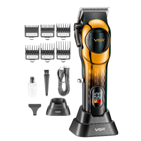 Máquina Cortadora de Cabello VGR V-166 Recargable Dorad...