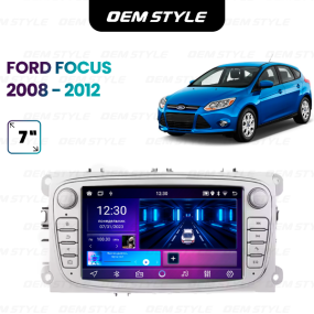 Kit I Ford 7" Focus 2008-2012 Silver