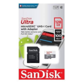 Memoria Sandisk Micro SD 128GB Ultra 100MB/s